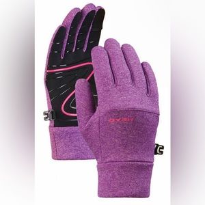 HEAD Kids’ Touchscreen Gloves-Purple-Gray/ Size: Small (NWT)